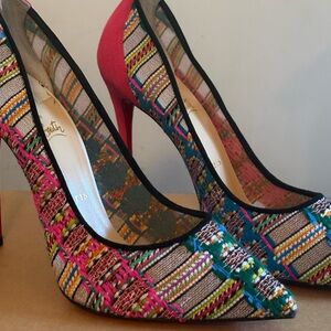 Christian Louboutin Vibrant Pink Heels Follies 100 Heel Pump
